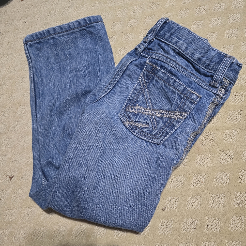 Wrangler 20X Jeans Boys 6 Slim Blue Western Bootcut Youth/Kids Cowboy Rodeo